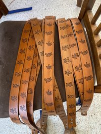Uncle Sam leather belt 