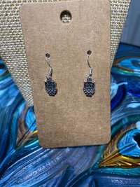 silver earrings