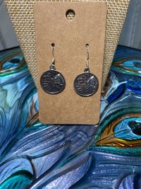 silver earrings