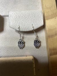 silver earrings