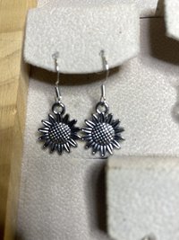 silver earrings