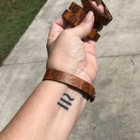Brown Leather  Bracelet