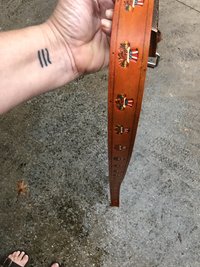 Uncle Sam leather belt 