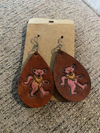 GD Leather Earrings 