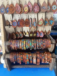Leather Bear Bracelet