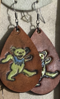 syf Leather Earrings 