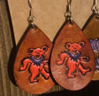 GD Leather Earrings 