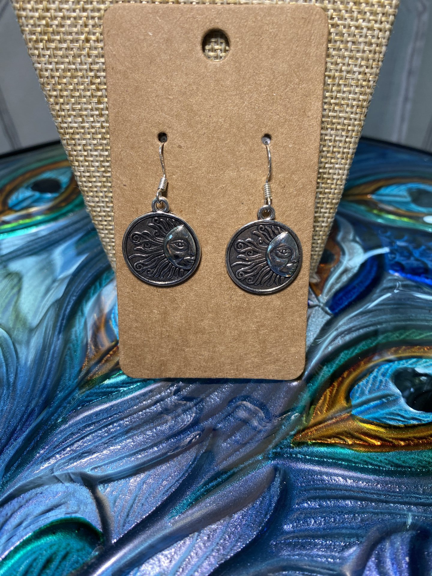 silver earrings