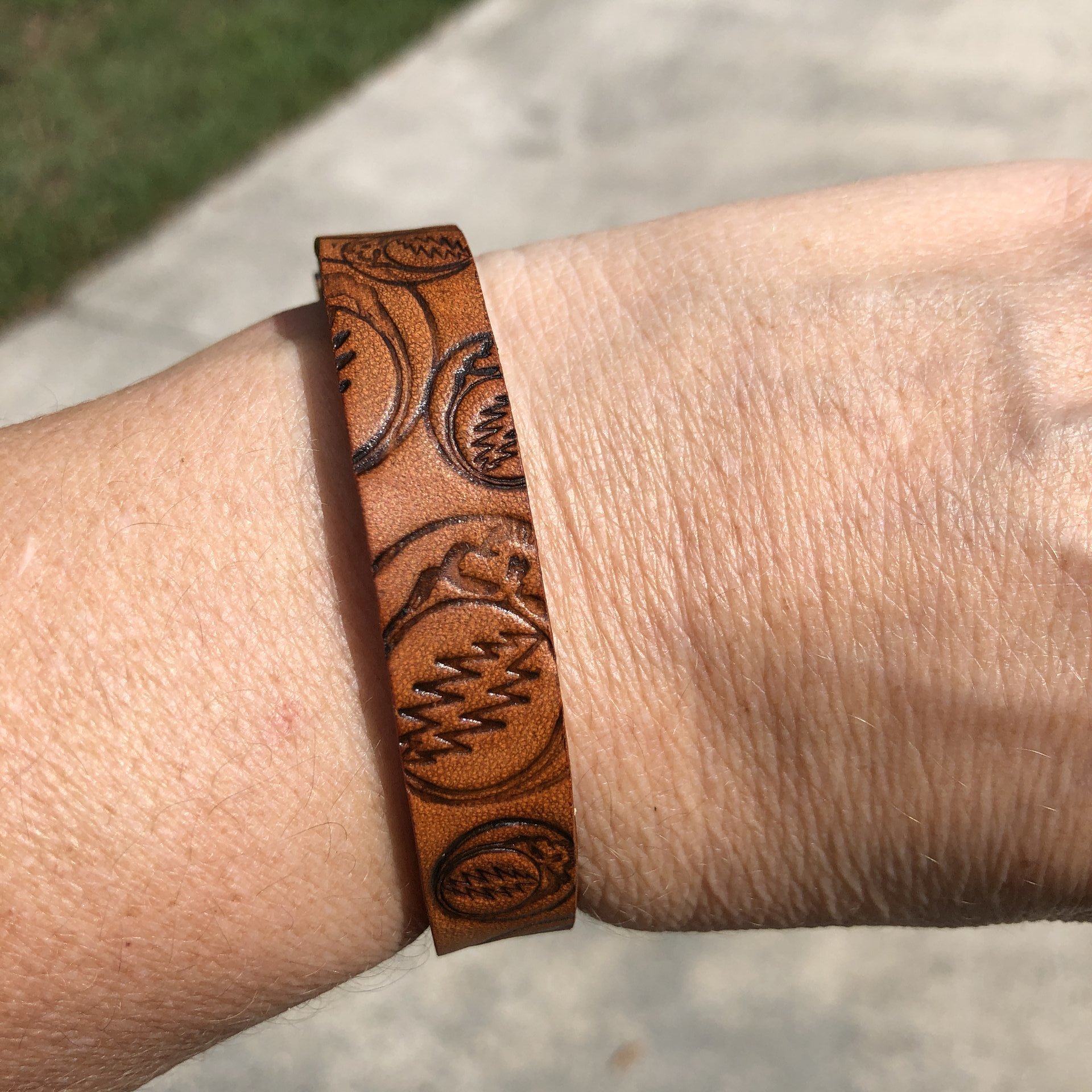Brown Leather  Bracelet