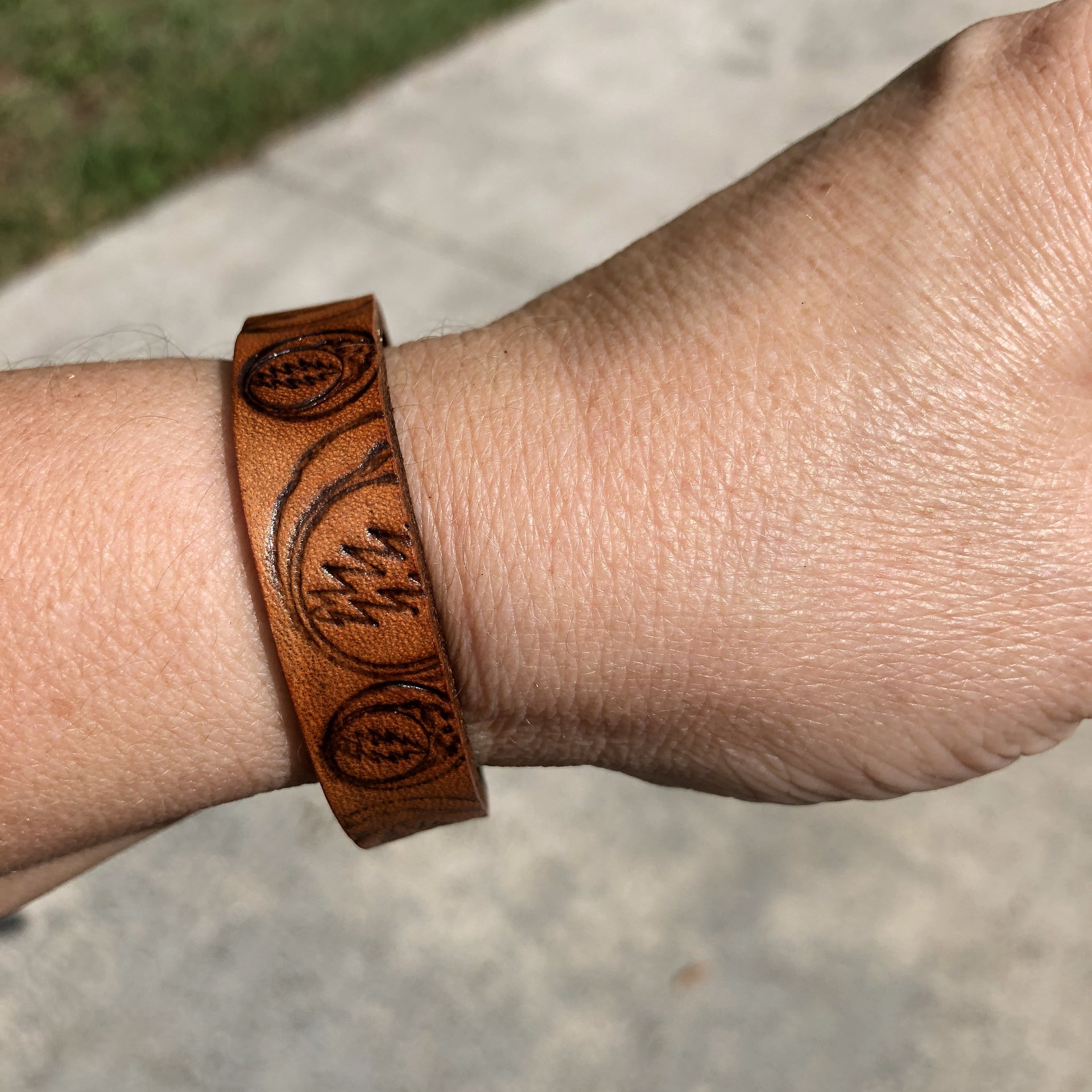 Brown Leather  Bracelet