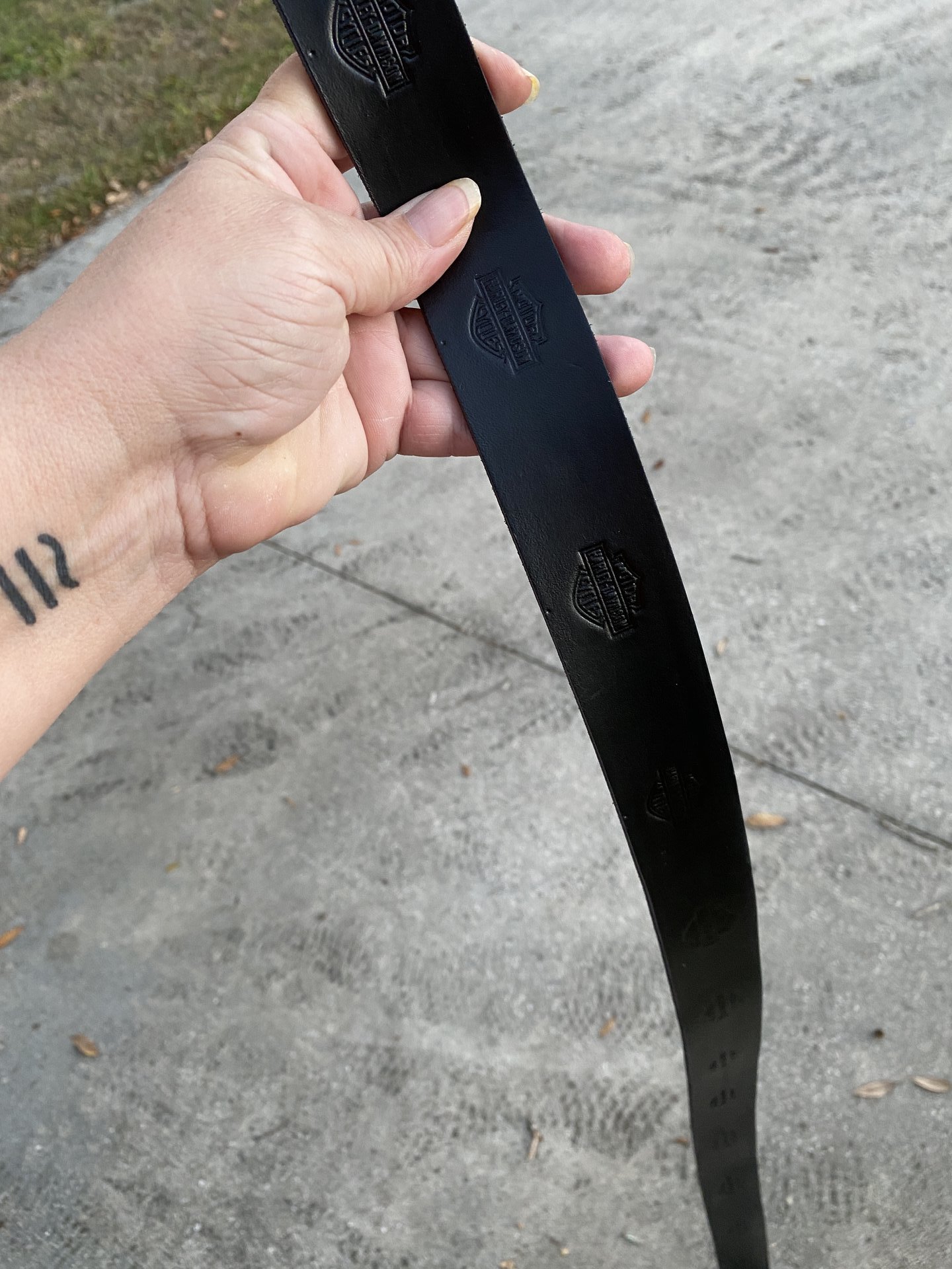Leather Belt black