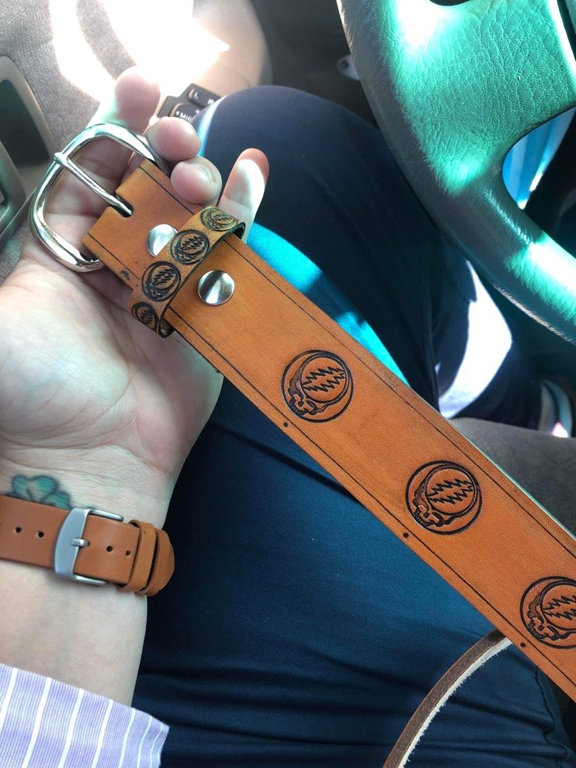 Leather Belt brown syf