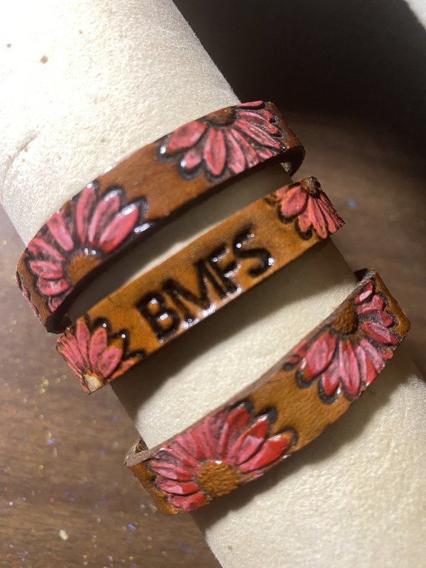 Leather bmfs Bracelet